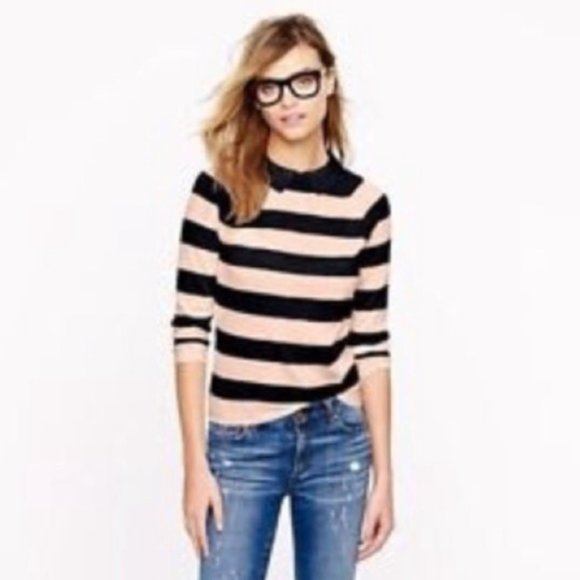 J. Crew Sweaters - J Crew Striped Merino Wool Sweater